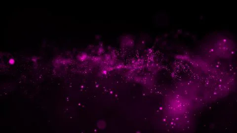3D rendering of bright abstract cloud from particle structure Stock Illustration