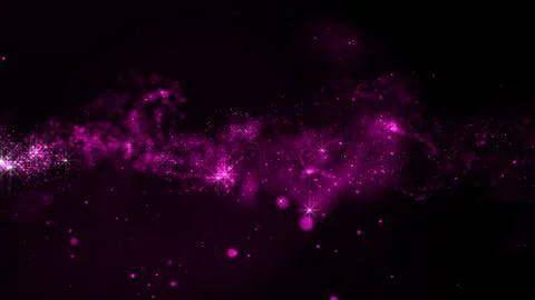 3D rendering of bright abstract cloud from particle structure Stock Illustration