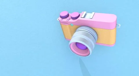 3d rendering camera 스톡 일러스트