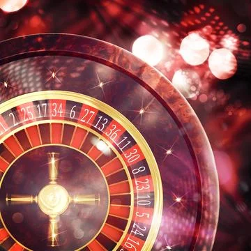 3D Rendering of casino roulette Stock Illustration