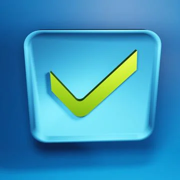 3d rendering checklist Stock-Illustration