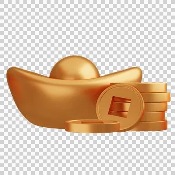 3D Rendering chinese new year decoration, cny background Stock Illustration