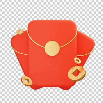 3D Rendering chinese new year decoration, cny background Stock Illustration