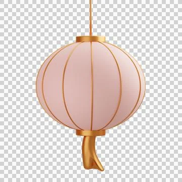 3D Rendering chinese new year decoration, cny background Stock Illustration