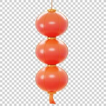 3D Rendering chinese new year decoration, cny background Stock Illustration