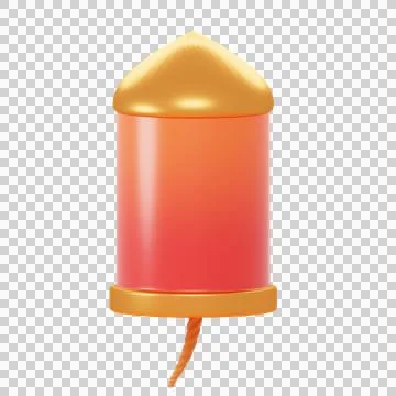 3D Rendering chinese new year decoration, cny background Stock Illustration