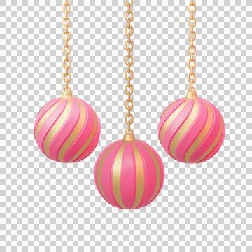 3D Rendering christmas decoration Stock Illustration