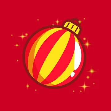 3D Rendering christmas decoration Stock Illustration