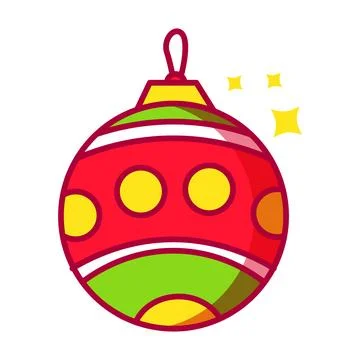 3D Rendering christmas decoration Stock Illustration