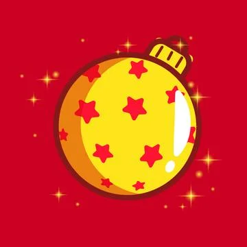 3D Rendering christmas decoration Stock Illustration
