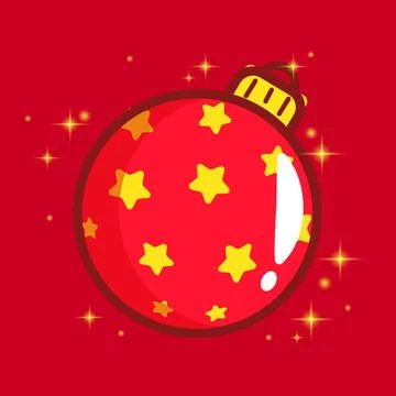 3D Rendering christmas decoration Stock Illustration