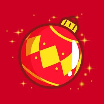 3D Rendering christmas decoration Stock Illustration