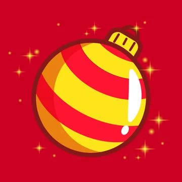 3D Rendering christmas decoration Stock Illustration