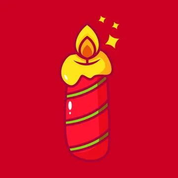 3D Rendering christmas decoration Stock Illustration