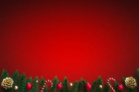 3d rendering christmas elegant background in realistic style with golden and Stock Illustration