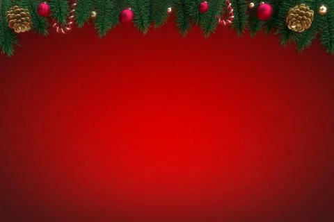 3d rendering christmas elegant background in realistic style with golden and Stock Illustration