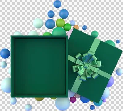 3d Rendering Christmas or new year elements background with decorative balls, Stock Illustration