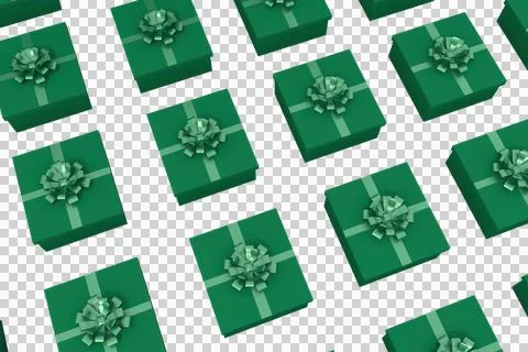 3d Rendering Christmas or new year elements background with decorative gift b Stock Illustration