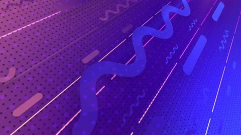 3d rendering of colored geometric shapes. Computer generated Geometric pattern Stock Footage 115700241