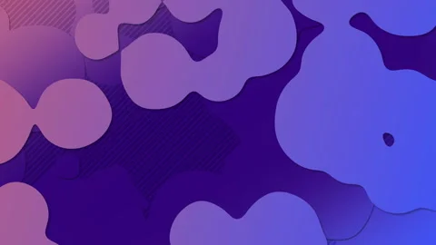 3d rendering of colored geometric shapes. Computer generated animation. 4k UHD Stock Footage 119892842