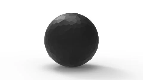 3d rendering of colored polyhedron models isolated in a studio background 库存插图