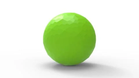 3d rendering of colored polyhedron models isolated in a studio background 库存插图