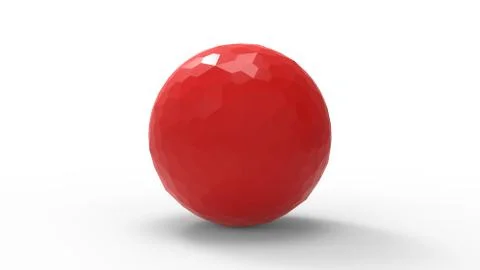 3d rendering of colored polyhedron models isolated in a studio background 库存插图