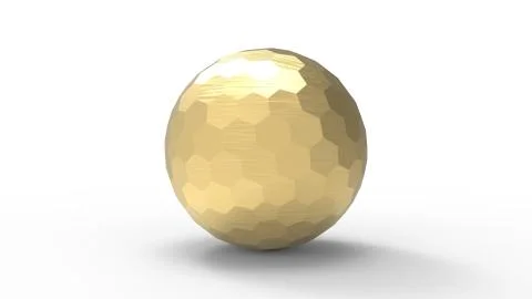 3d rendering of colored polyhedron models isolated in a studio background Stock Illustration