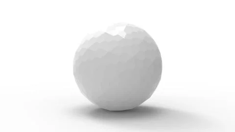 3d rendering of colored polyhedron models isolated in a studio background Stock Illustration