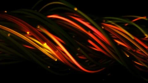3D rendering of a colorful abstract background of strings 스톡 일러스트