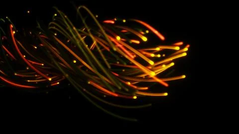 3D rendering of a colorful abstract background of strings 스톡 일러스트