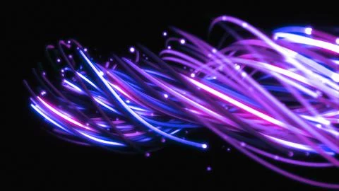 3D rendering of a colorful abstract background of strings 스톡 일러스트