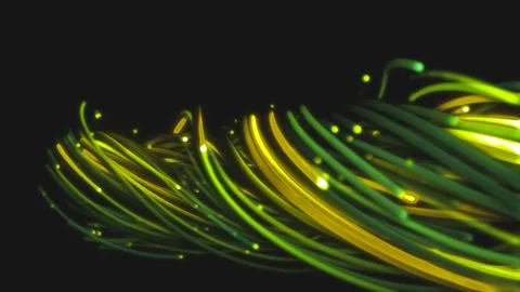 3D rendering of a colorful abstract background of strings 스톡 일러스트