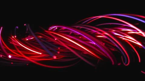 3D rendering of a colorful abstract background of strings 스톡 일러스트