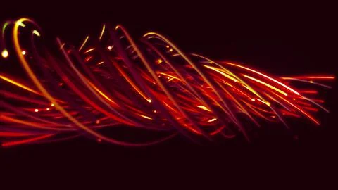 3D rendering of a colorful abstract background of strings 스톡 일러스트