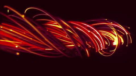 3D rendering of a colorful abstract background of strings 스톡 일러스트