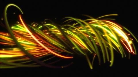 3D rendering of a colorful abstract background of strings 스톡 일러스트