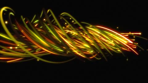 3D rendering of a colorful abstract background of strings 스톡 일러스트