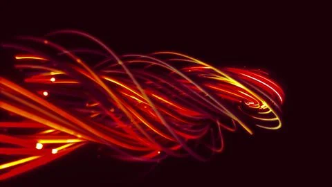 3D rendering of a colorful abstract background of strings 스톡 일러스트