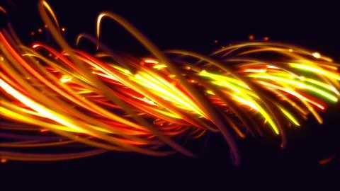 3D rendering of a colorful abstract background of strings 스톡 일러스트