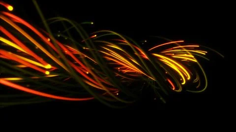 3D rendering of a colorful abstract background of strings 스톡 일러스트