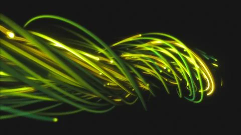 3D rendering of a colorful abstract background of strings 스톡 일러스트