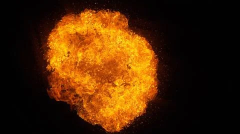 3D rendering of a colorful explosion. Bright colors and fiery color transitio Stock Illustration