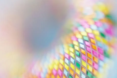 3D rendering. Colorful   geometric pattern.  Minimalistic pattern of simple s Foto stock