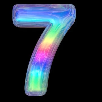 3d rendering colorful glossy liquid 3d volumetric letters on black. Bubble Stock Illustration