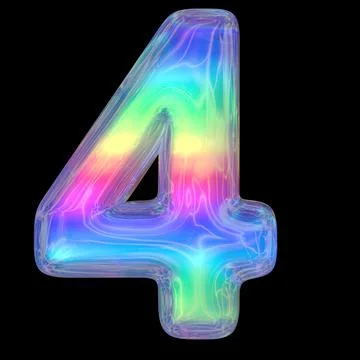 3d rendering colorful glossy liquid 3d volumetric letters on black. Bubble Stock Illustration