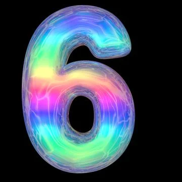 3d rendering colorful glossy liquid 3d volumetric letters on black. Bubble Stock Illustration