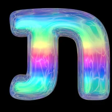 3d rendering colorful glossy liquid 3d volumetric letters on black. Bubble Stock Illustration