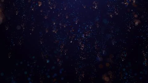 3D rendering of colorful particle confetti Stock Illustration