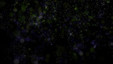 3D rendering of colorful particle confetti Stock Illustration